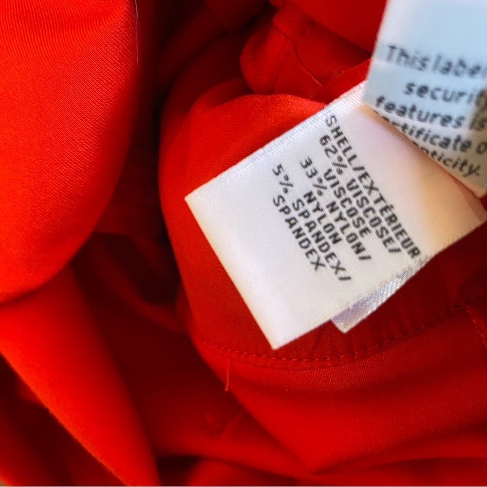 Diane Von Furstenberg Evita Sheath Dress Bright Red Above Knee Sleeveless: 10 - Picture 7 of 12